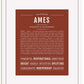Frame Options | Bordeaux | White Frame, Matted