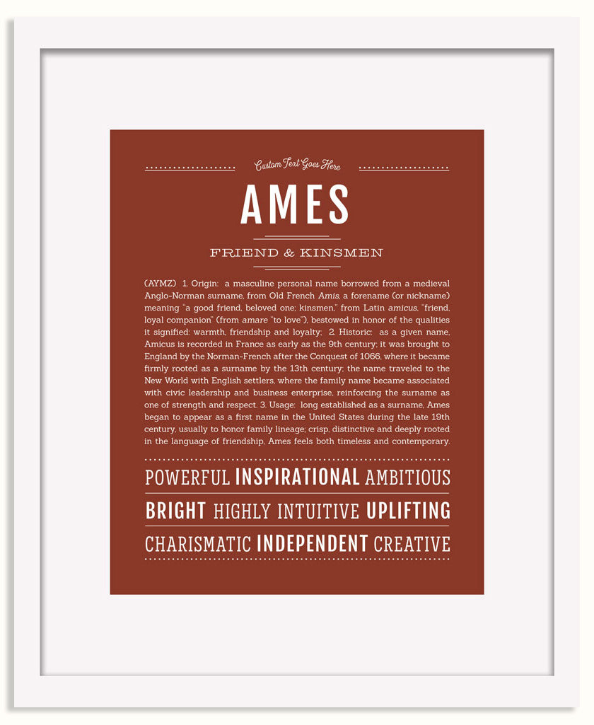 Frame Options | Bordeaux | White Frame, Matted