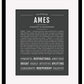 Frame Options | Charcoal Gray | Black Frame, Matted