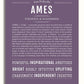 Frame Options | Deep Purple | No Frame