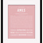Frame Options | Dusty Rose | Black Frame, Matted