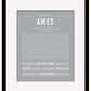 Frame Options | Light Gray | Black Frame, Matted