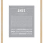 Frame Options | Light Gray | Maple Frame, Matted