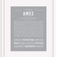 Frame Options | Light Gray | White Frame, Matted