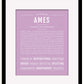 Frame Options | Lilac | Black Frame, Matted