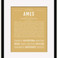 Frame Options | Matte Gold | Black Frame, Matted