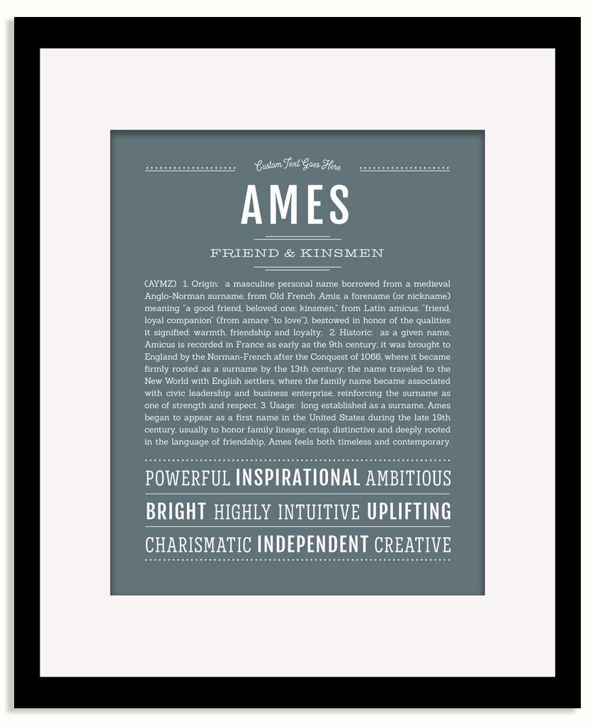 Frame Options | Night Rendezvous | Black Frame, Matted