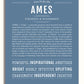 Frame Options | Steele Blue | No Frame