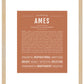 Frame Options | Terra Cotta | Maple Frame, Matted