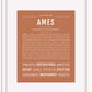 Frame Options | Terra Cotta | White Frame, Matted