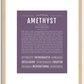 Amethyst | Name Art Print