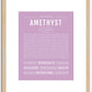 Amethyst | Name Art Print