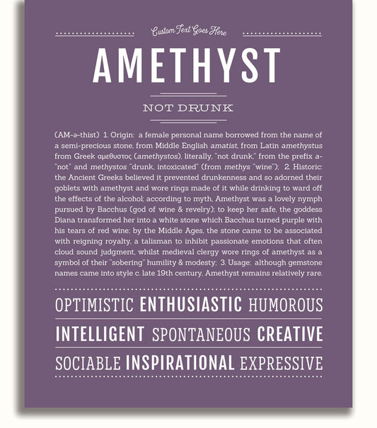 Frame Options | Deep Purple | No Frame
