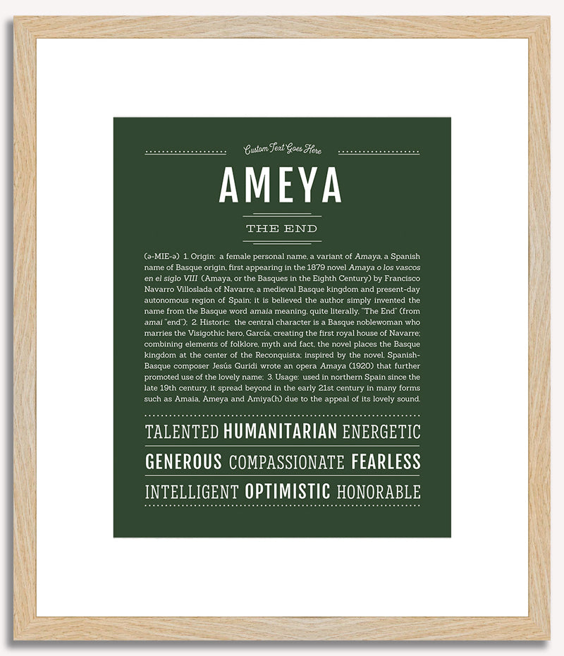 Ameya | Name Art Print