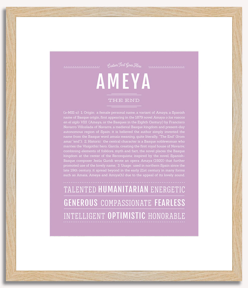 Ameya | Name Art Print