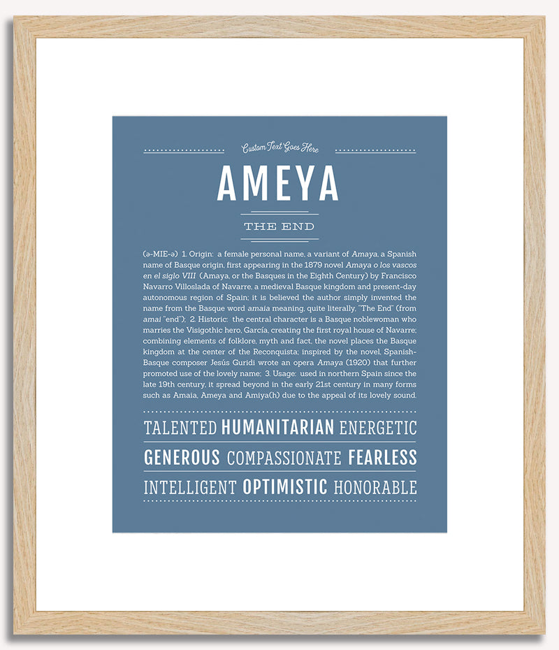 Ameya | Name Art Print