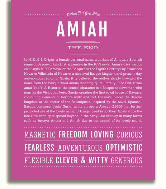 Frame Options | Dark Pink | No Frame