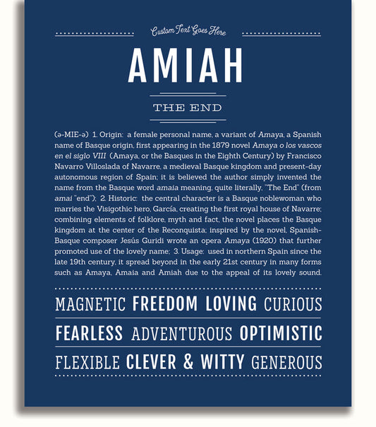 Frame Options | Midnight Blue | No Frame