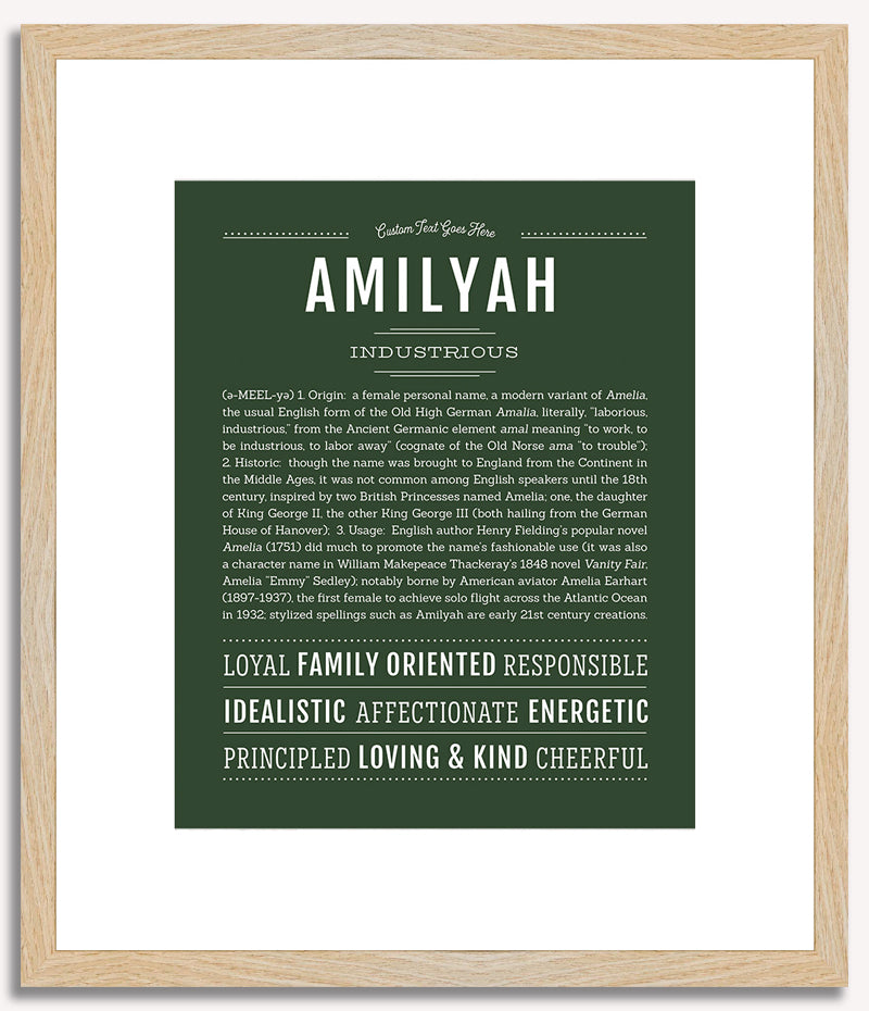 Amilyah | Name Art Print