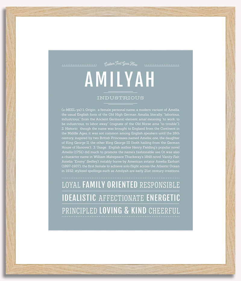 Amilyah | Name Art Print