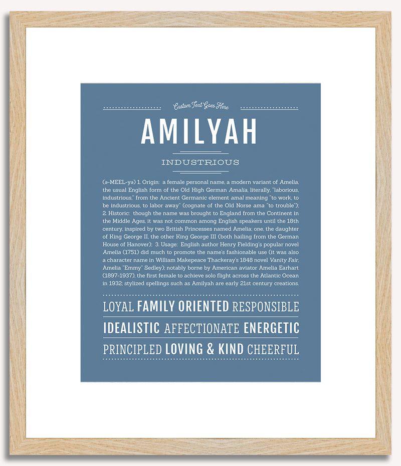 Amilyah | Name Art Print