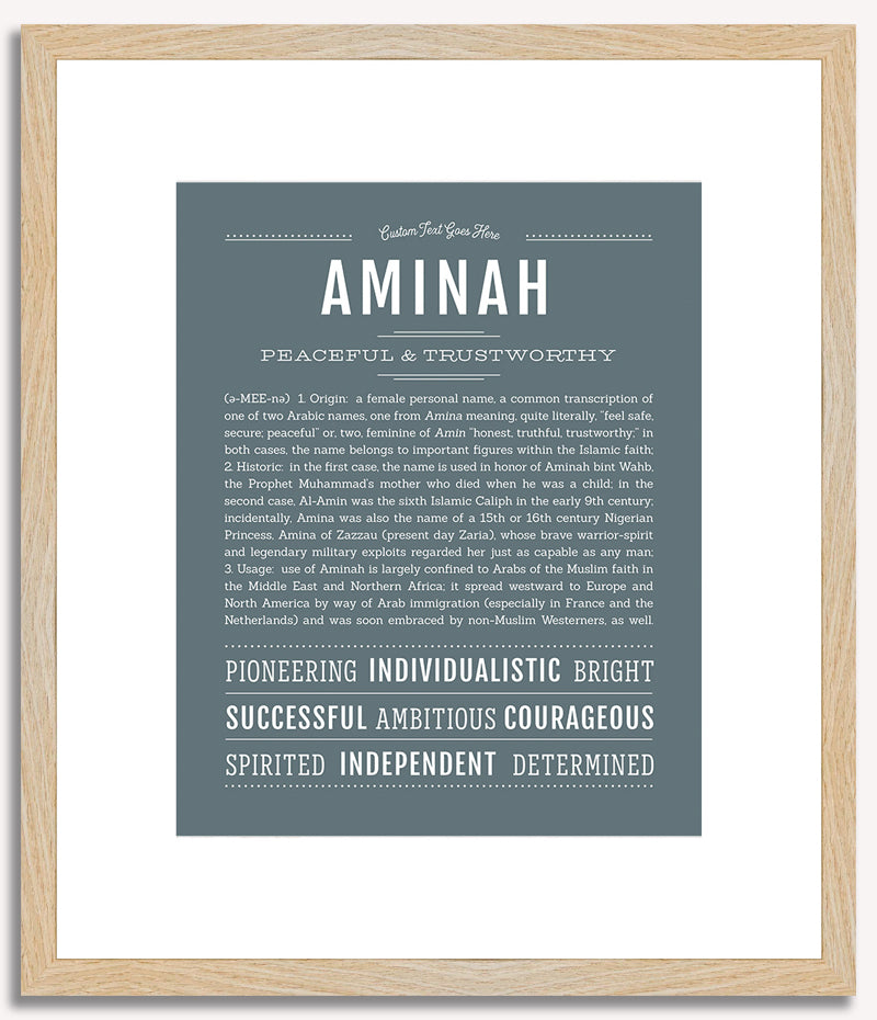 Aminah | Name Art Print