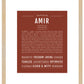 Frame Options | Bordeaux | Maple Frame, Matted