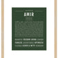 Frame Options | Deep Forest | Maple Frame, Matted