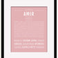 Frame Options | Dusty Rose | Black Frame, Matted