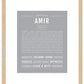 Frame Options | Light Gray | Maple Frame, Matted