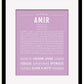 Frame Options | Lilac | Black Frame, Matted
