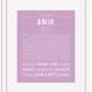 Frame Options | Lilac | White Frame, Matted