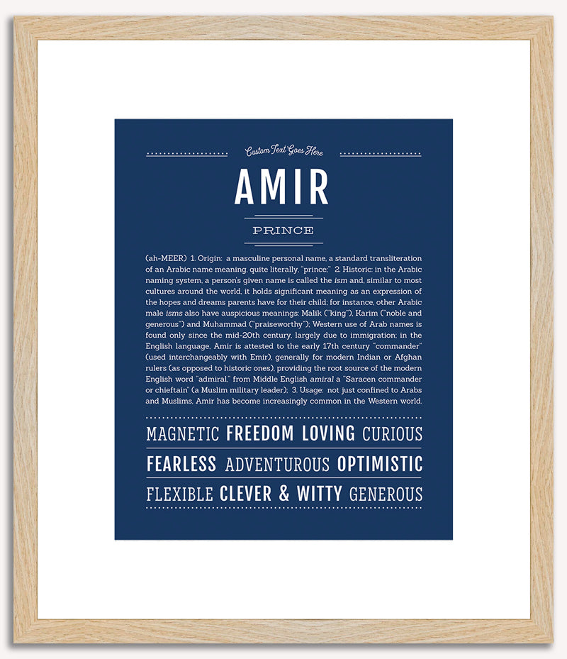 Amir | Name Art Print