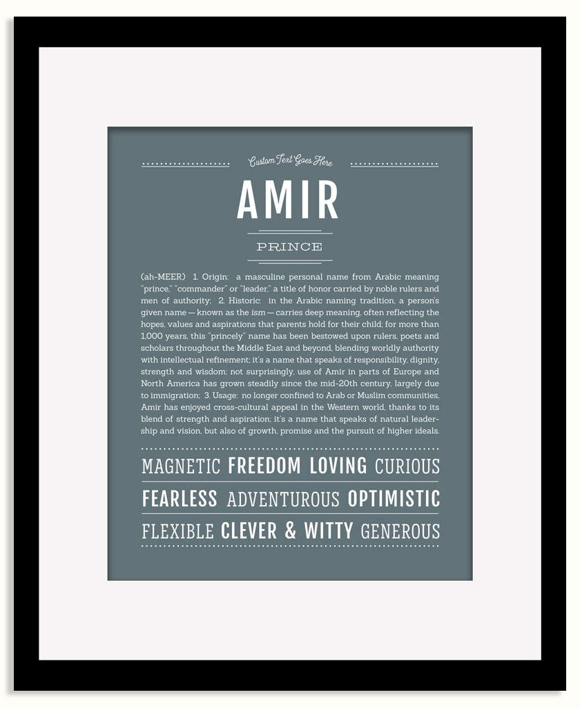 Frame Options | Night Rendezvous | Black Frame, Matted