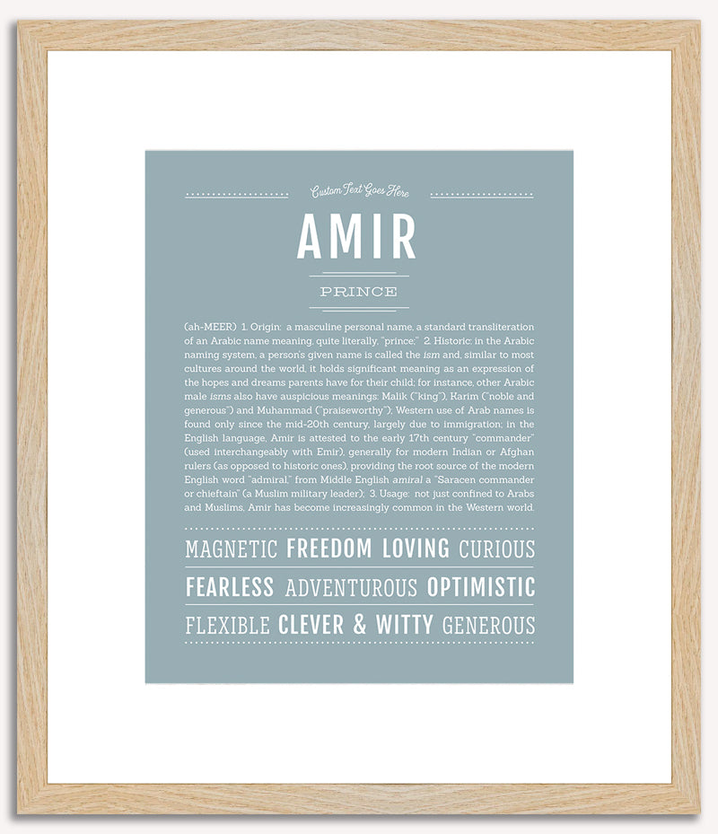 Amir | Name Art Print