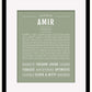 Frame Options | Sage | Black Frame, Matted