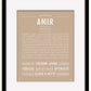 Frame Options | Tan | Black Frame, Matted