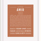 Frame Options | Terra Cotta | White Frame, Matted