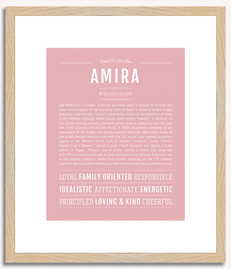 Amira | Name Art Print