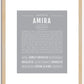 Amira | Name Art Print