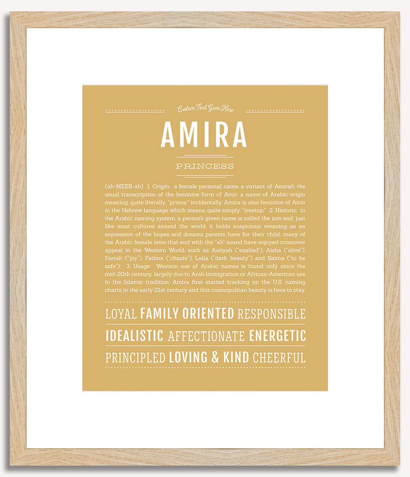 Amira | Name Art Print