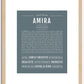 Amira | Name Art Print