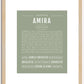 Amira | Name Art Print