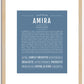 Amira | Name Art Print