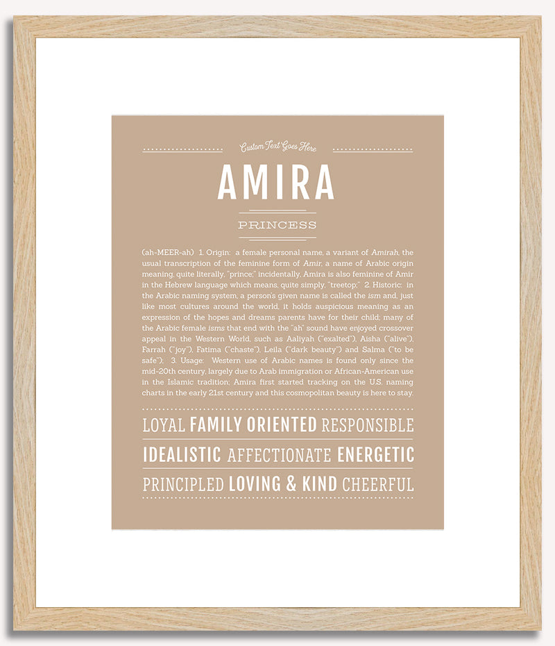 Amira | Name Art Print