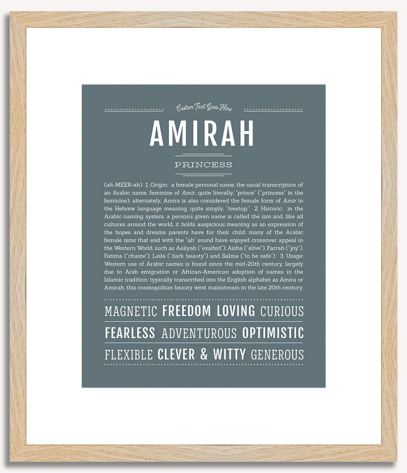 Amirah | Name Art Print