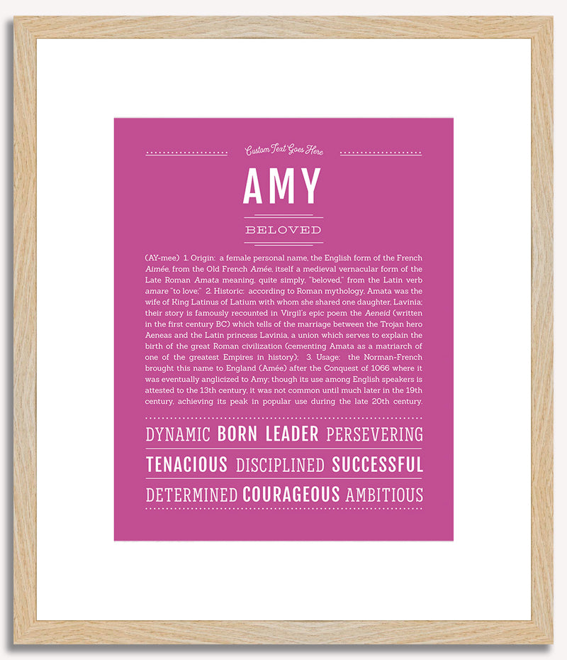 Amy | Name Art Print