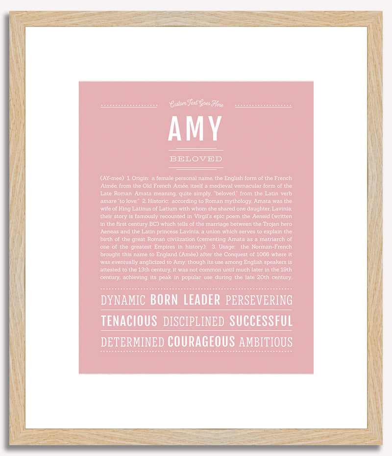 Amy | Name Art Print