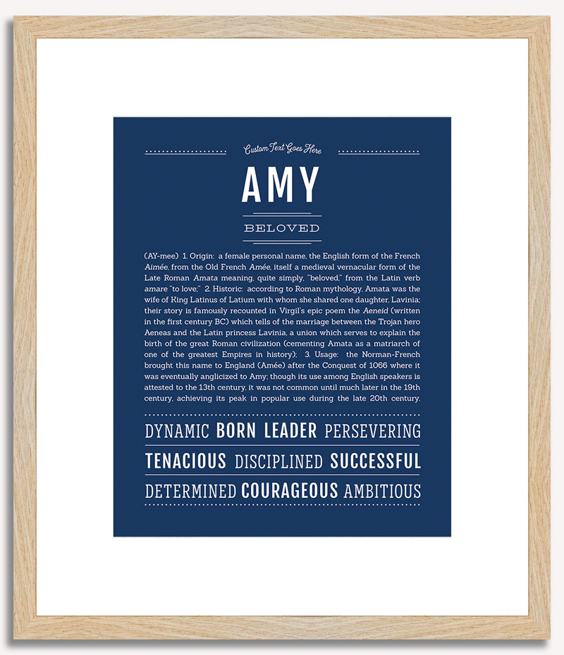 Amy | Name Art Print