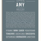 Amy | Name Art Print – Name Stories